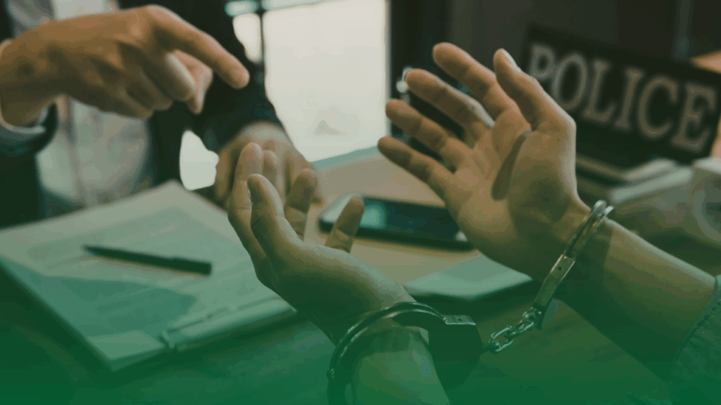 Pessoa com passagem na polícia.